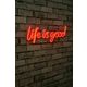 Life Is Good - Red Red Decorative Plastic Led Lighting