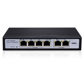 Provision Isr POES-0460C+2I 4-kanalni 10/100Mbps 60w PoE switch+ Uplink 2-port