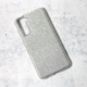 Torbica Crystal Dust za Samsung G990B Galaxy S21 FE srebrna