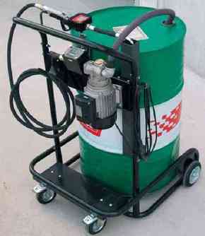 Piusi Italia Elektro sistemi - agregati za istakanje svih vrsta motornih ulja iz buradi 200 kg.