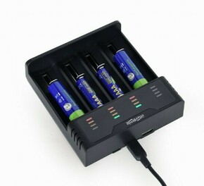 BC USB 02 Gembird brzi punjac Ni MH Li ion baterija AAA R03 AA R6 10440 14500 14650 16340
