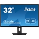 Iiyama ProLite XB3288UHSU-B5 monitor, IPS/MVA/VA, 31.5"/32", 16:9, 3840x2160, 60Hz, pivot, HDMI, Display port, USB