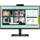 Samsung LS24A400VEUXEN monitor, IPS, 23.5"/24", 16:9, 1920x1080, 60Hz/75Hz, pivot, HDMI, Display port, VGA (D-Sub), USB