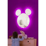 HANAH HOME Ogledalo sa LED osvetljenjem Mickey Silver Pink