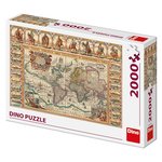 Dino Puzzle Istorijska mapa sveta 2000kom