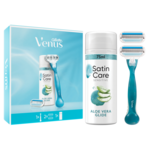Venus Smooth sistemski brijač + 2 dopune + Satin Care pena za brijanje 75ml gifting paket
