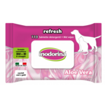 Inodorina Vlažne maramice za pse i mačke Refresh Aloe Vera 110 k