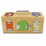 Montessori Montesori Drvena kutija sa bravama i katancima