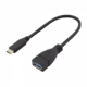 SBOX Adapter USB-C na USB-A, 10cm (Crna)