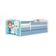 Babydreams krevet sa podnicom i dušekom 80x144x61 cm plavi/print Frozen
