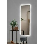 HANAH HOME Ogledalo sa LED osvetljenjem Rectangular 40x120 cm White
