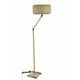 8587-4 GoldRattan Floor Lamp