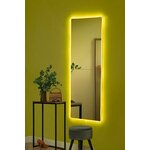 HANAH HOME Ogledalo sa LED osvetljenjem Rectangular 40x120 cm Yellow
