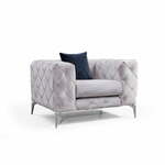 Atelier Del Sofa Como - Light Grey Light Grey Wing Chair