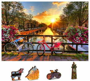 Wooden City Drvene puzzle - Amsterdam M