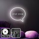 OPVIQ Zidna LED dekoracija Chat Zone Medium White