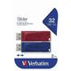 Verbatim Slider USB 2x32GB Mul (49327)