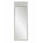 Lotus - White White Cheval Mirror
