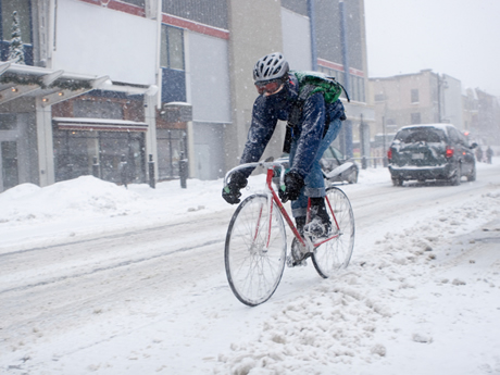 Bicikl na snegu
