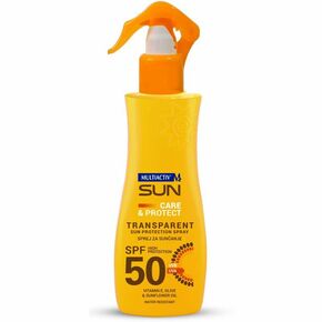 SUN Care&amp;Protect TRANSPARENTNI Sprej za sunčanje SPF 50