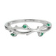 J&amp;B Jewellery 925 Srebrni Prsten 00000104-Green
