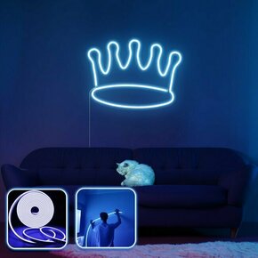 OPVIQ Zidna LED dekoracija King Large Blue