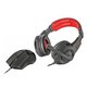 Trust GXT 784 gaming slušalice, 3.5 mm, crna/crno-crvena, mikrofon