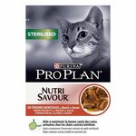 Purina Pro Plan Hrana za mačke Nutri savour Sterilised goved