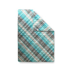 Textil Štep deka Ana 140x200cm Mint Geometrija 4010229