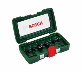 Bosch 6-delni set TC glodala (1/4" prihvat)