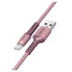 USB data kabal MOXOM MX CB53 LIGHTNING roze