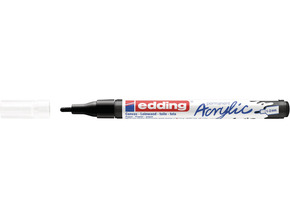 Edding Akrilni marker E-5300 fine 1-2mm obli vrh crna