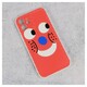 Maskica Smile face za iPhone 12 6 1 crvena