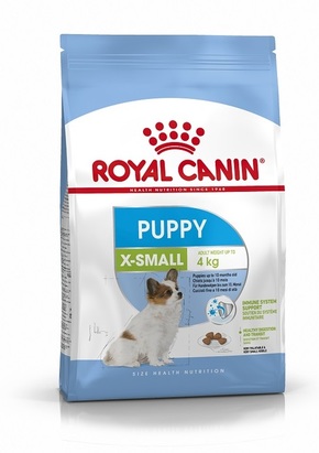 Royal Canin X SMALL PUPPY – kompletna hrana za štence od 2 do 10 meseca veoma malih rasa pasa do 4 kg telesne mase odraslog psa 1.5kg