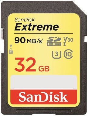 SANDISK Extreme SDHC 32GB UHS-I U3 - SDSDXVE-032G-GNCIN