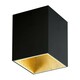Polasso plafonjera crna-zlato 3,3W