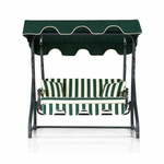 Morus 2 - Green, White, Black GreenWhiteBlack Garden Double Swing Chair