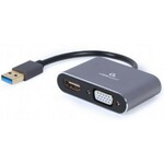 A USB3 HDMIVGA 01 Gembird USB to HDMI VGA display adapter space grey