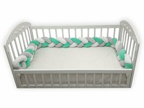 Baby Textil Šarena pletenica za krevetac i dečiji krevet 3100566