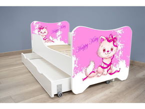 Happy Kitty Dečiji krevet + fioka 160x80cm