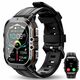 Oukitel BT20 Smart Watch Sport Rugged 350mAh/Heart rate/SpO2/Accelerometer/crno narandasti