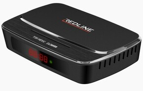 DVB T T2 REDLINE T30 SET TOP BOX USB HDMI Scart Full HD H 265 HEVC