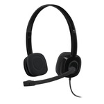 Logitech H151 slušalice 3.5 mm/bežične, crna, 122dB/mW/42dB/mW, mikrofon