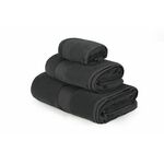 L'essential Maison Chicago Set - Anthracite Anthracite Towel Set (3 Pieces)