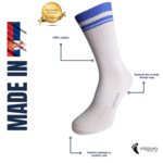 Mizzuro Sportska čarapa bela linije