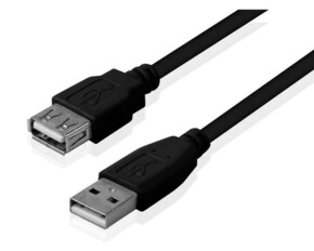 Fast Asia Kabl USB A USB A M F produzni 5m crni