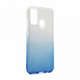 Torbica Double Crystal Dust za Huawei P smart 2020 plavo srebrna