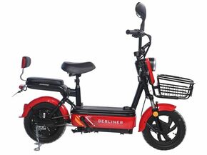 Električni bicikl 14" BERLINER 250W 48V/12Ah crvena