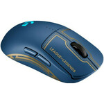 Logitech G Pro LOL Wave 2 gejming miš, optički, bežični, 0000 dpi/16000 dpi/25600 dpi, 1000 Hz, beli/crni/plavi