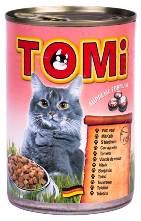 Tomi Hrana za mačke u konzervi Teletina 400gr